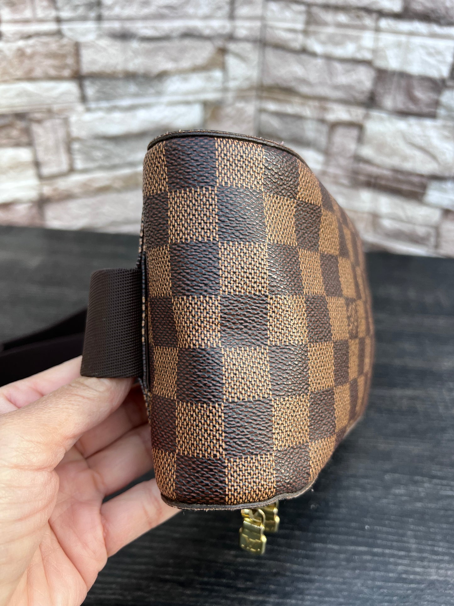 Geronimos Damier Ebene Sling Bag