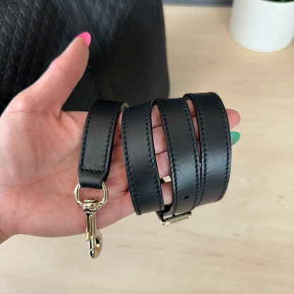 Gucci Guccissima Boston Bag Black