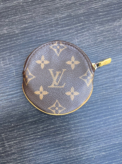 Round Coin Purse Monogram Canvas