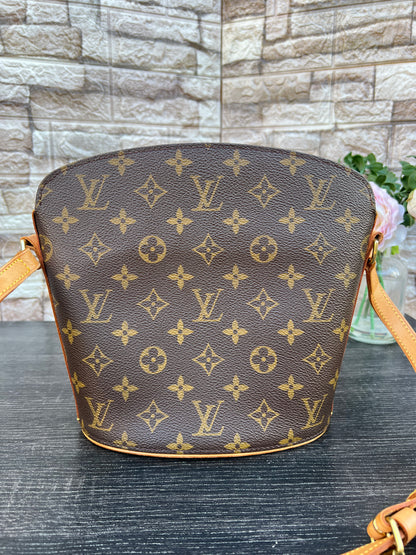 Druout Monogram Canvas Crossbody Bag