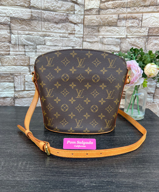 Druout Monogram Canvas Crossbody Bag