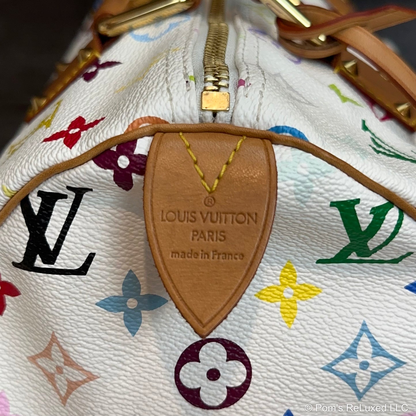 Limited Edition White Multicolor Speedy 30