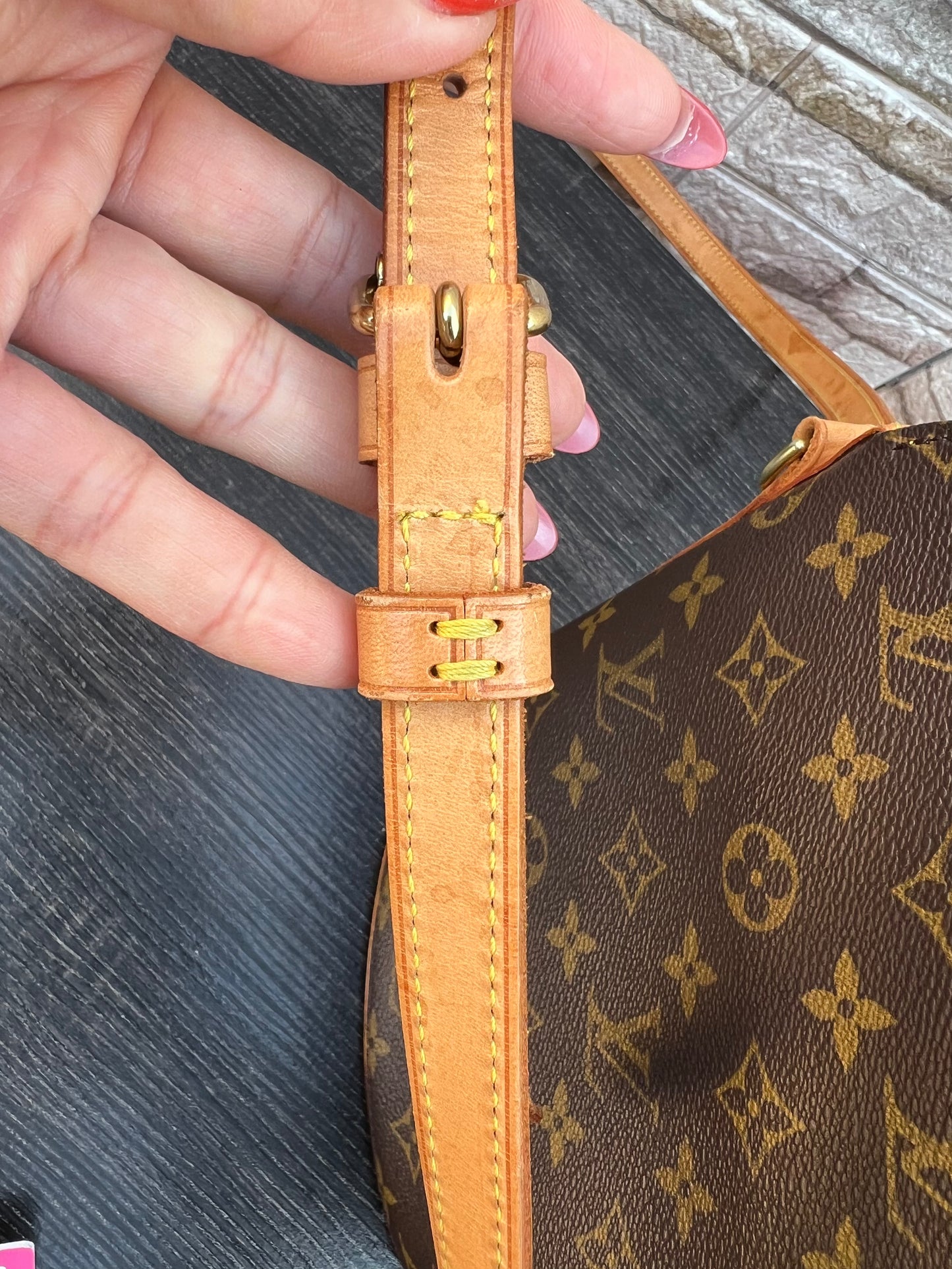 Druout Monogram Canvas Crossbody Bag