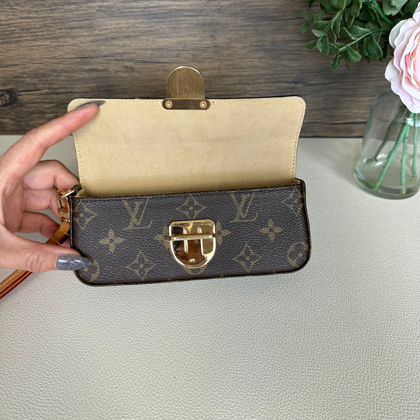 Lagoon Clutch Monogram Pochette  Case