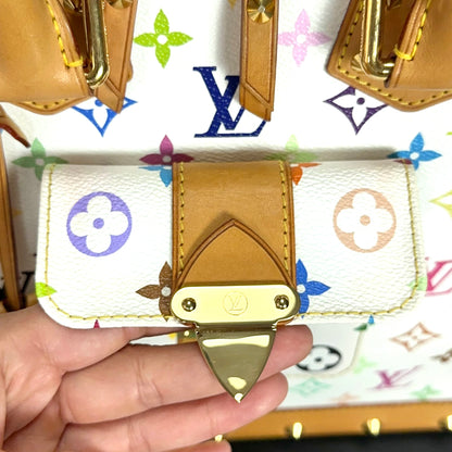 Louis Vuitton Limited Edition Alma GM White Multicolore