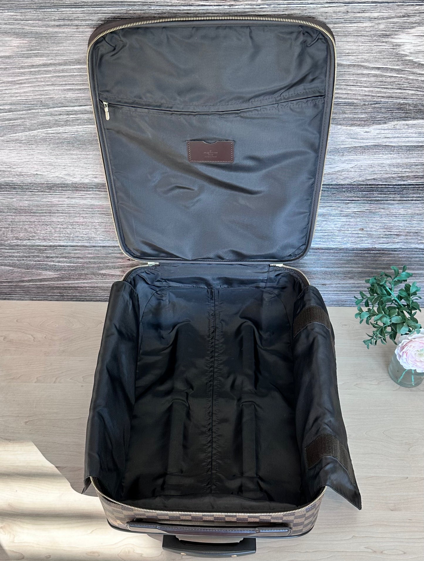 Pegase 45 Damier Ebene Rolling Suitcase