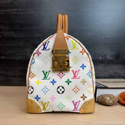 Limited Edition White Multicolor Speedy 30