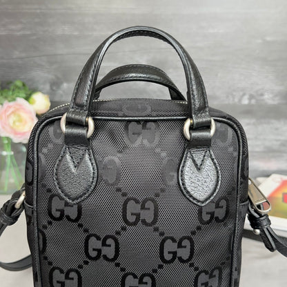 Gucci Black Econyl Off The Grid Crossbody Bag