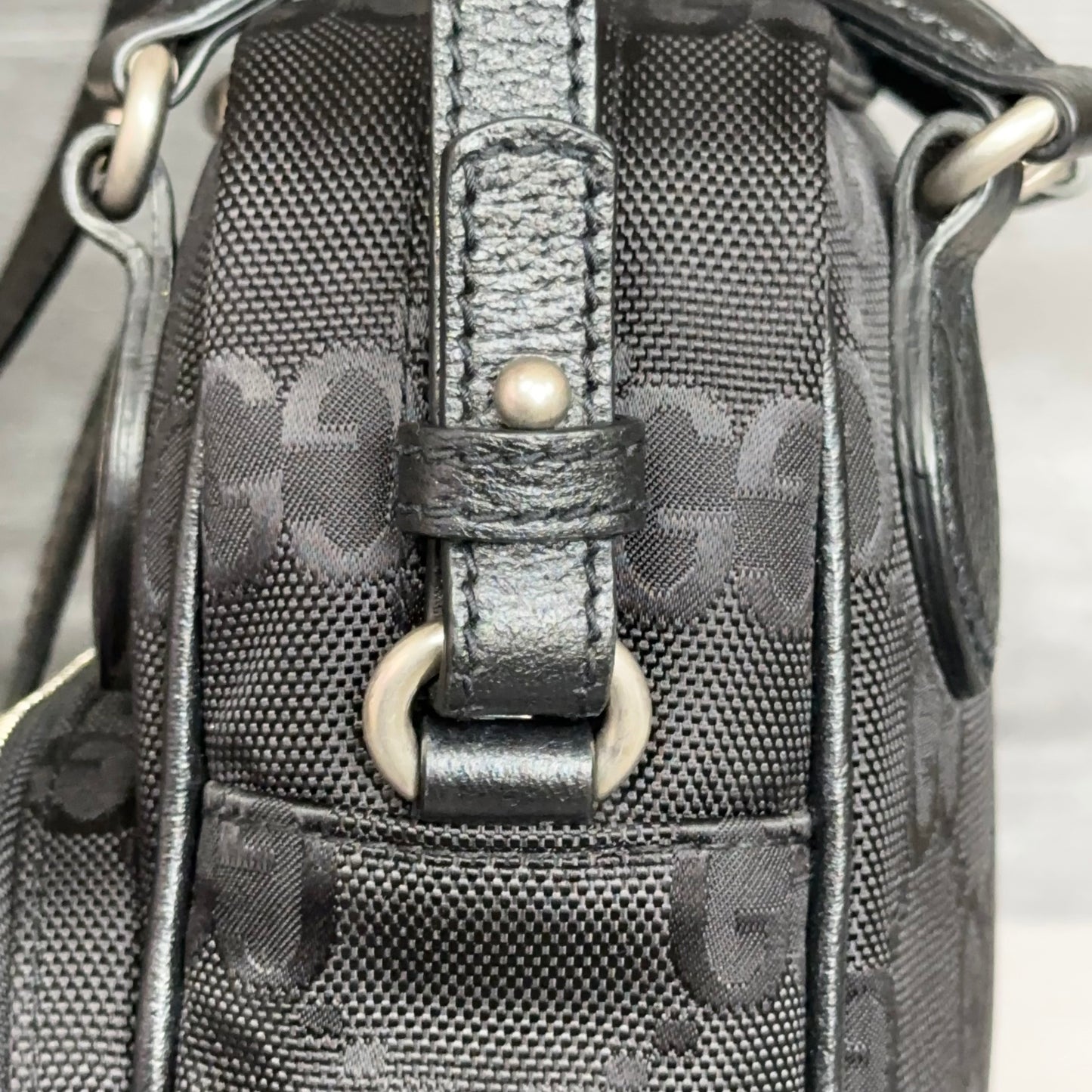 Gucci Black Econyl Off The Grid Crossbody Bag