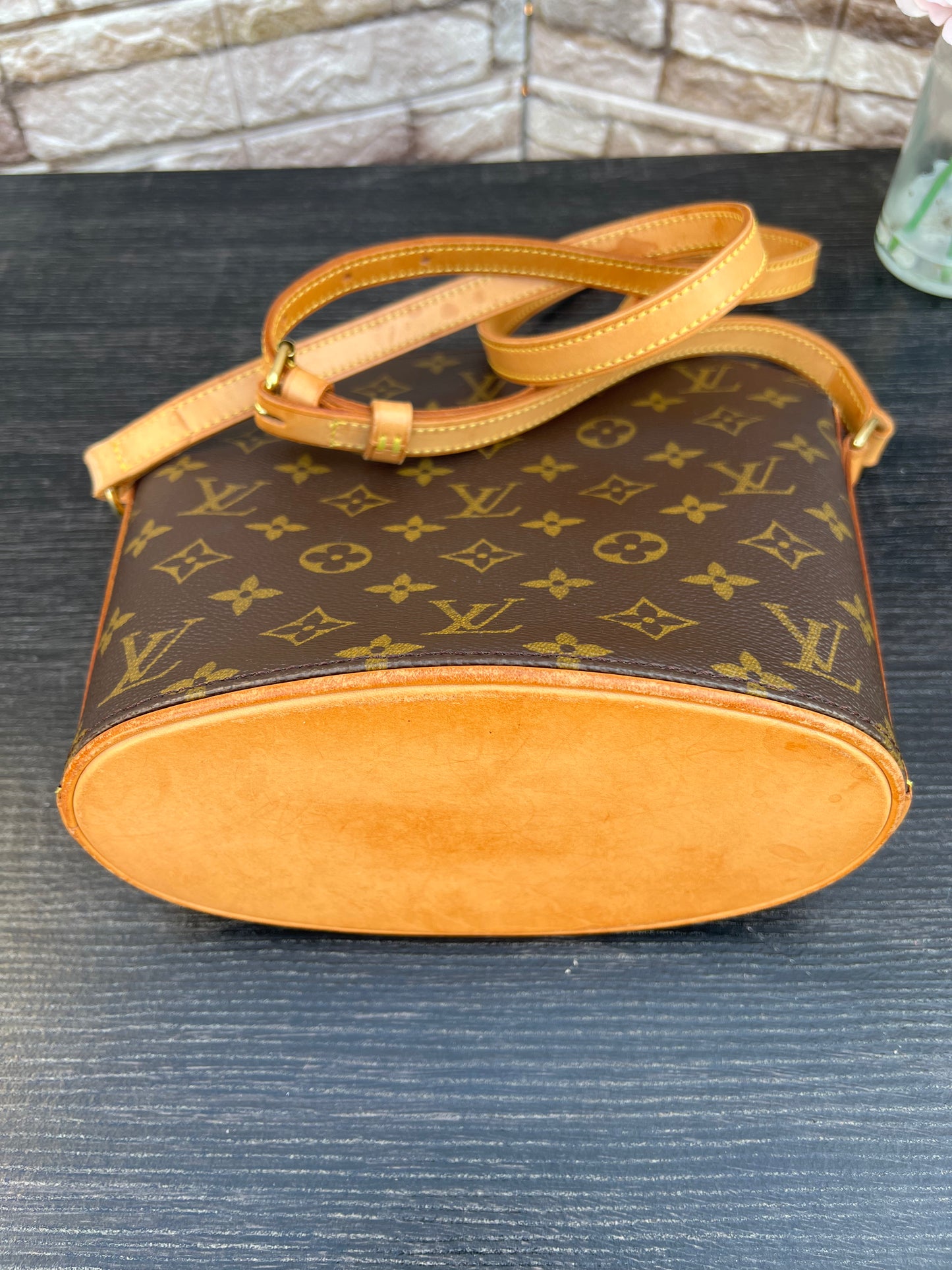 Druout Monogram Canvas Crossbody Bag