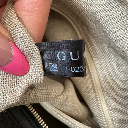 Gucci Guccissima Boston Bag Black