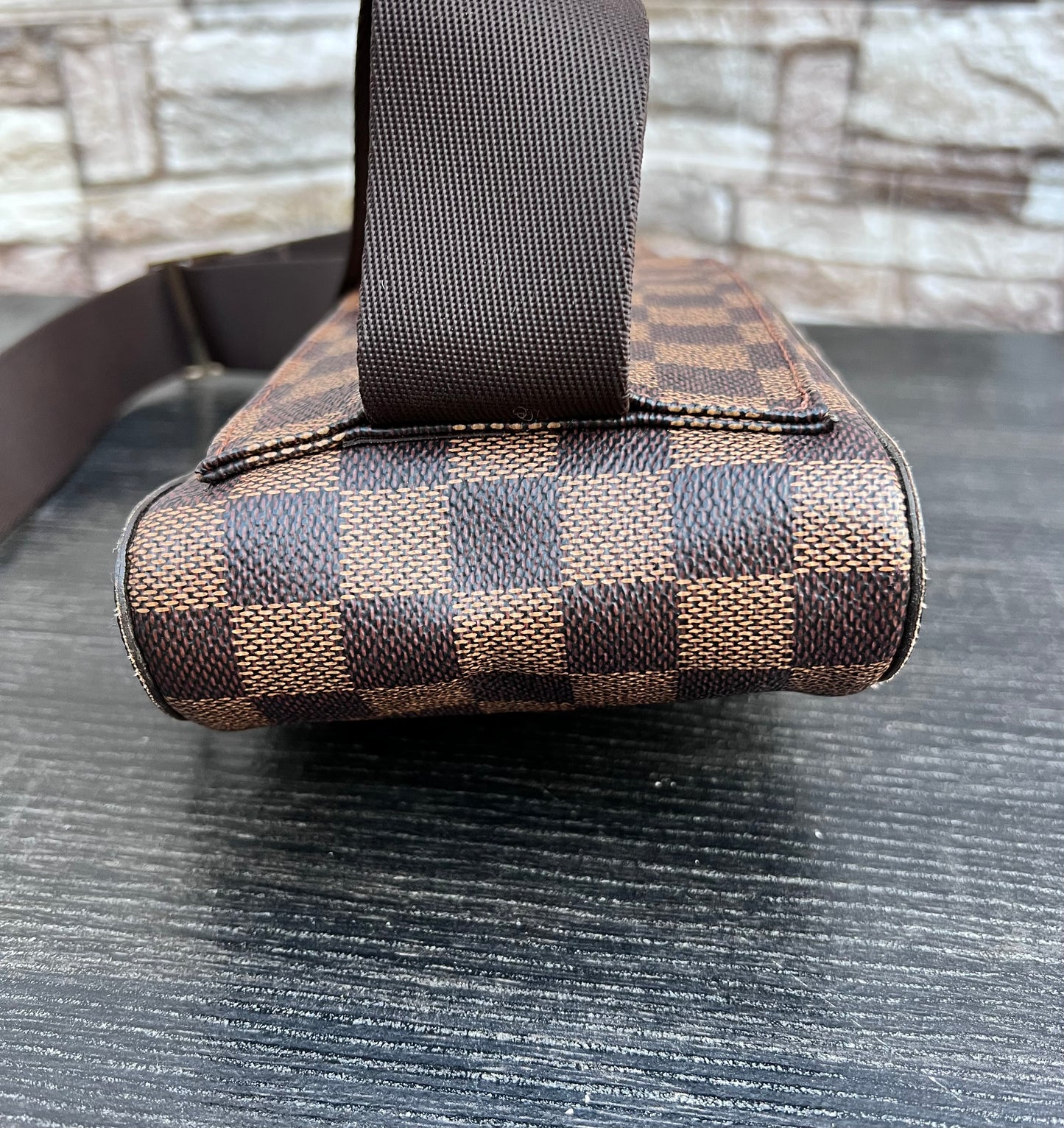 Geronimos Damier Ebene Sling Bag