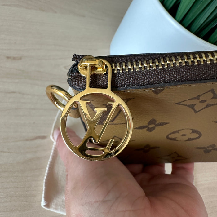 Louis Vuitton Square Medium Pouch And Wristlet Of The Trio Pouch