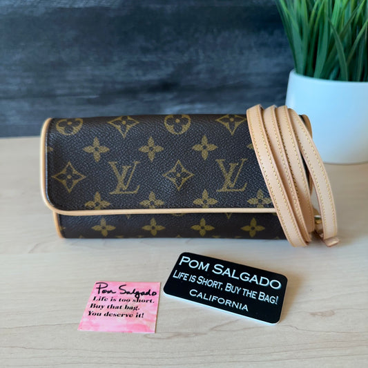 Authentic Preowned LV Monogram Pochette Twin PM Bag