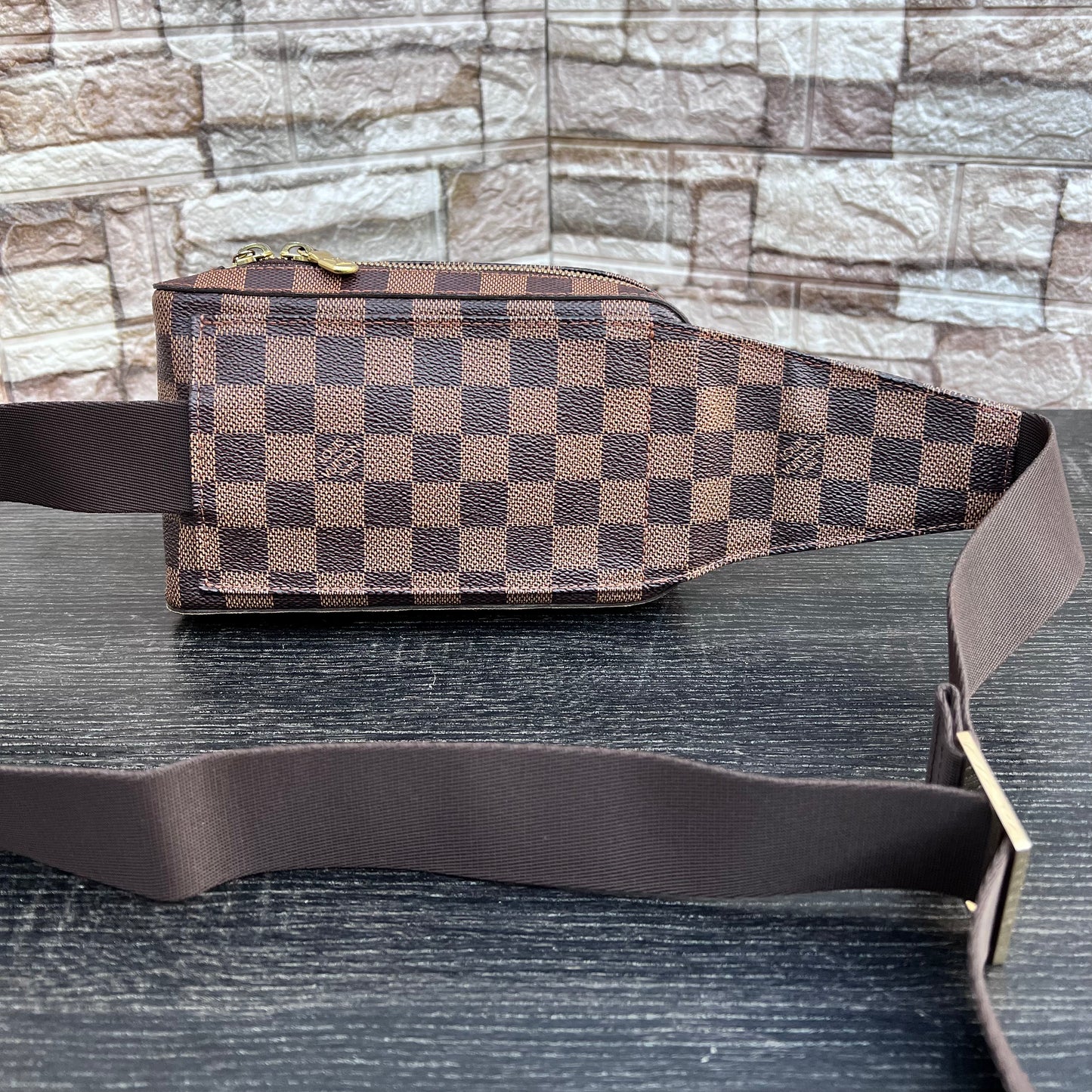 Geronimos Damier Ebene Sling Bag