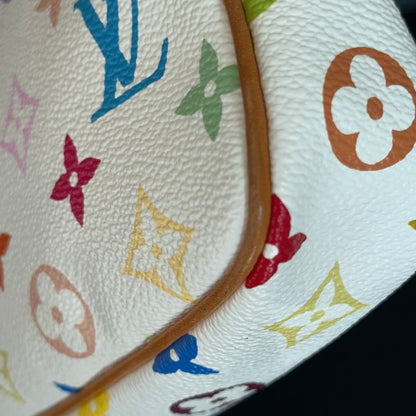 Limited Edition White Multicolore Pochette Accessories