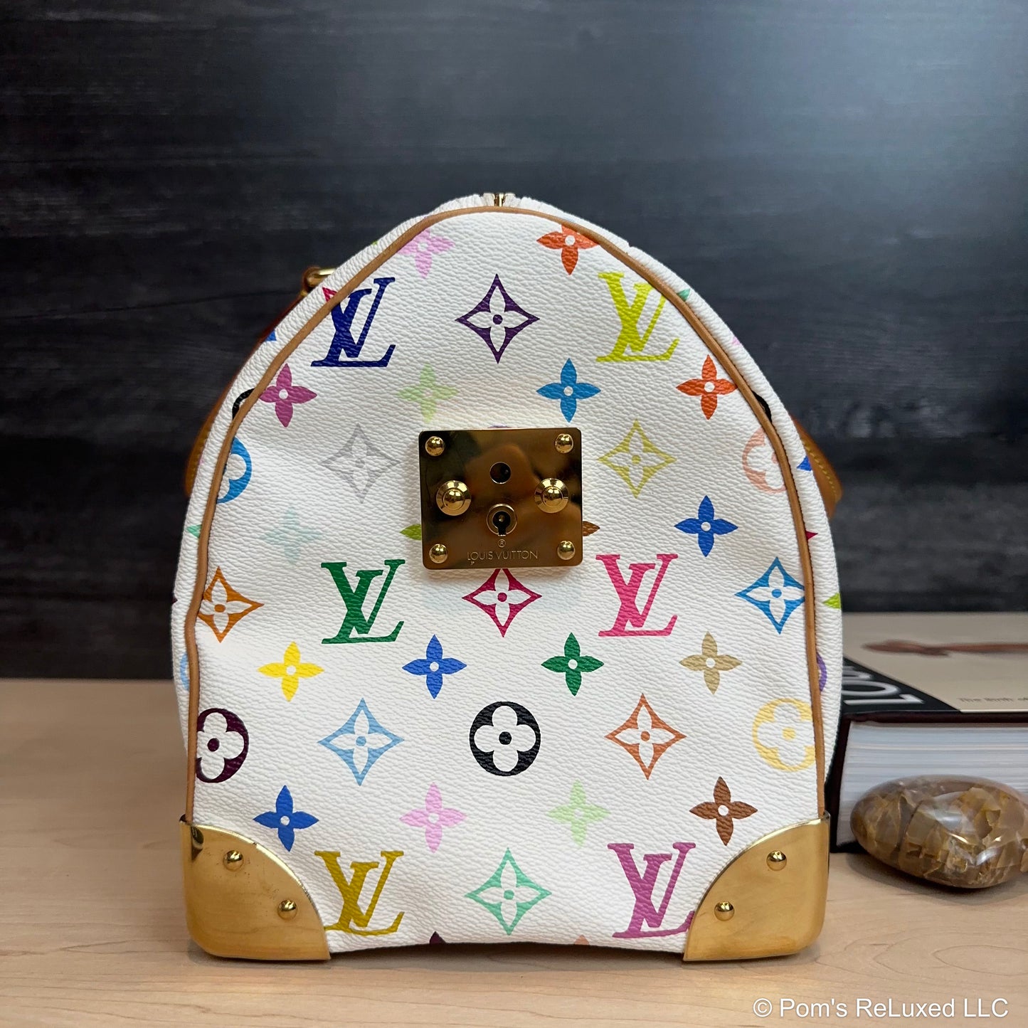 Limited Edition White Multicolor Speedy 30