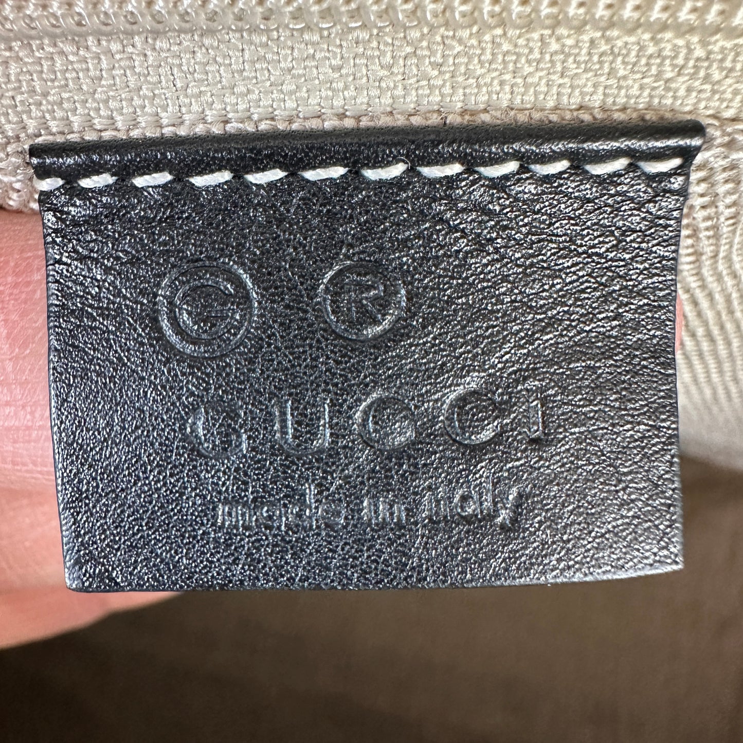 Gucci Guccissima Boston Bag Black