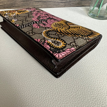 Limited Edition Supreme Monogram Bengal Chain Wallet Beige Pink