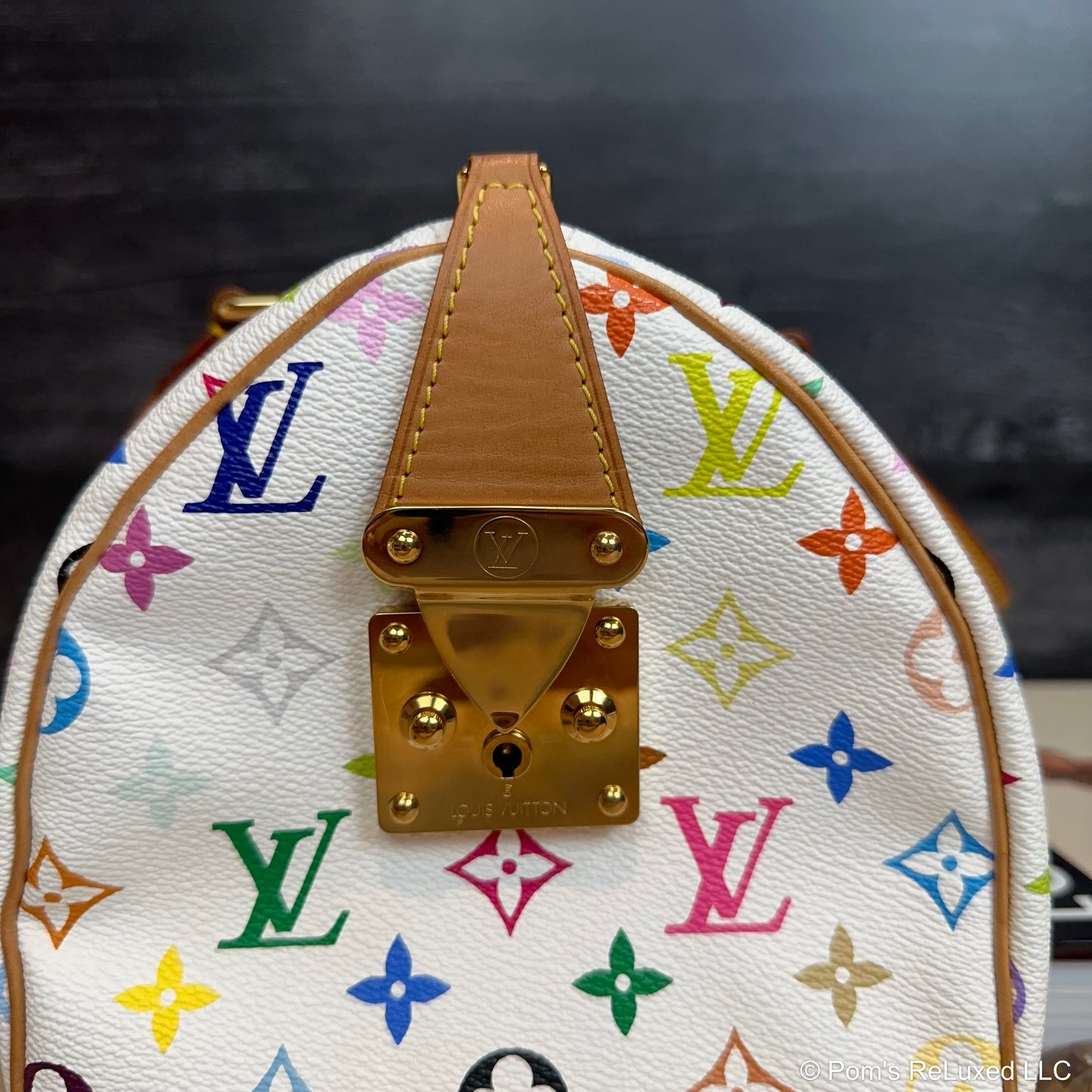 Limited Edition White Multicolor Speedy 30