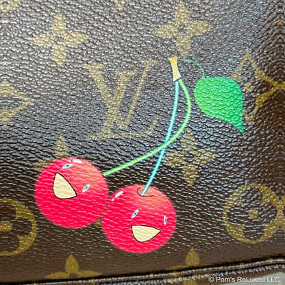 Authentic Preowned Takashi Murakami's Cherry Pochette Accessories (Cerises)