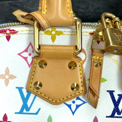 Louis Vuitton Limited Edition Alma GM White Multicolore