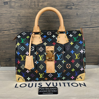 Limited Edition Black Multicolor Speedy 30