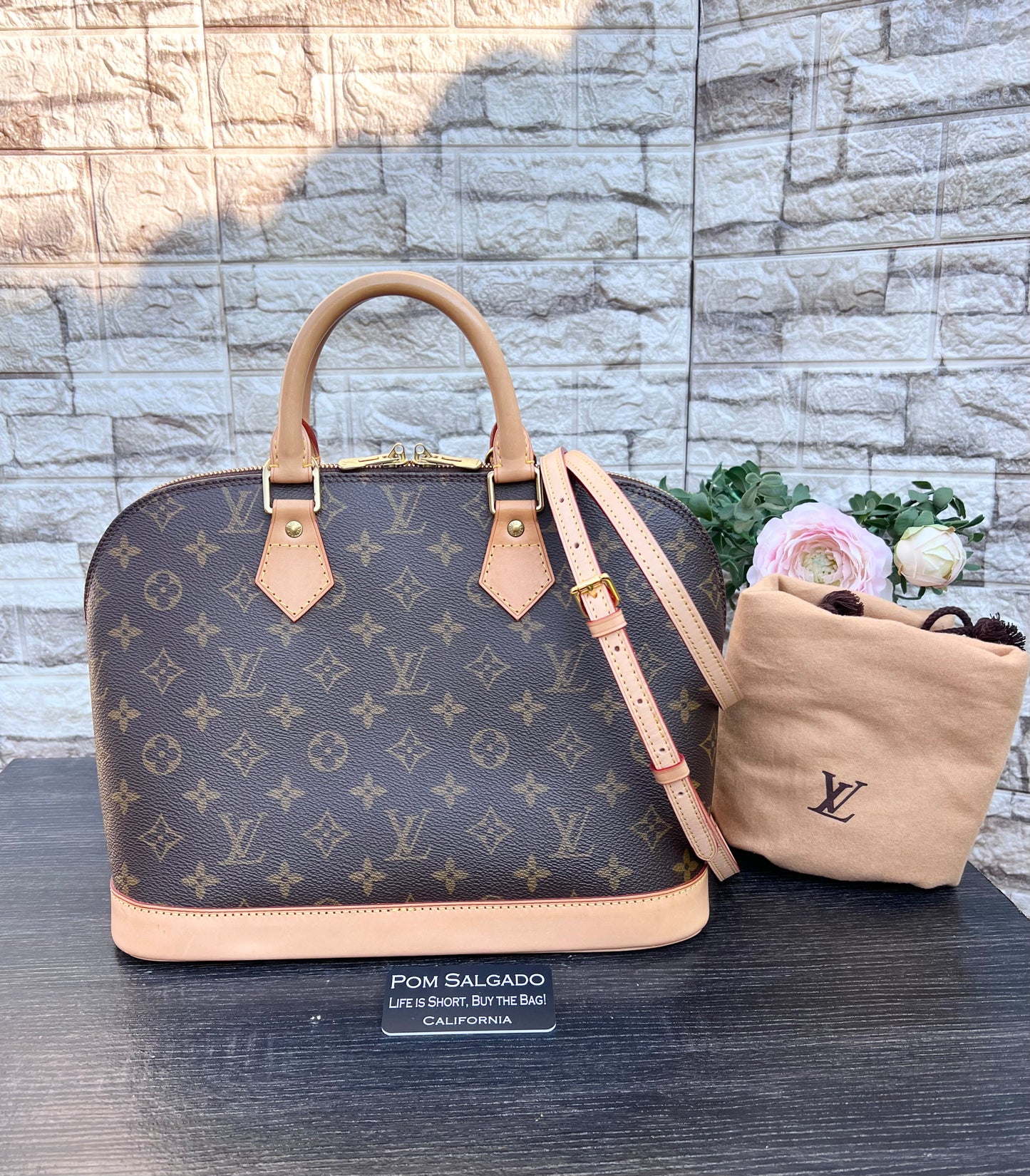 Alma PM Monogram Canvas