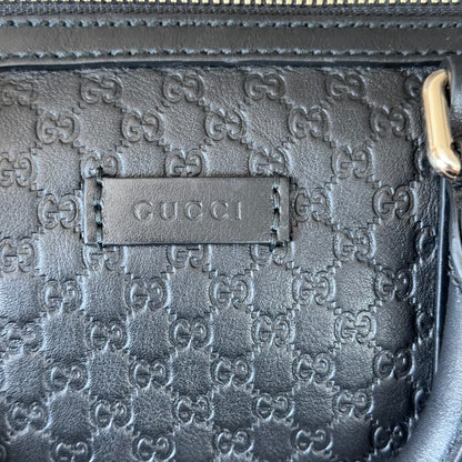 Gucci Guccissima Boston Bag Black