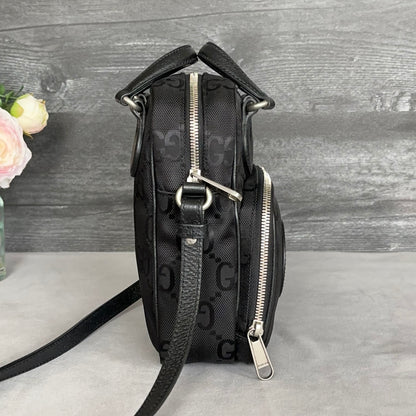 Gucci Black Econyl Off The Grid Crossbody Bag