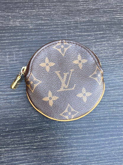 Round Coin Purse Monogram Canvas